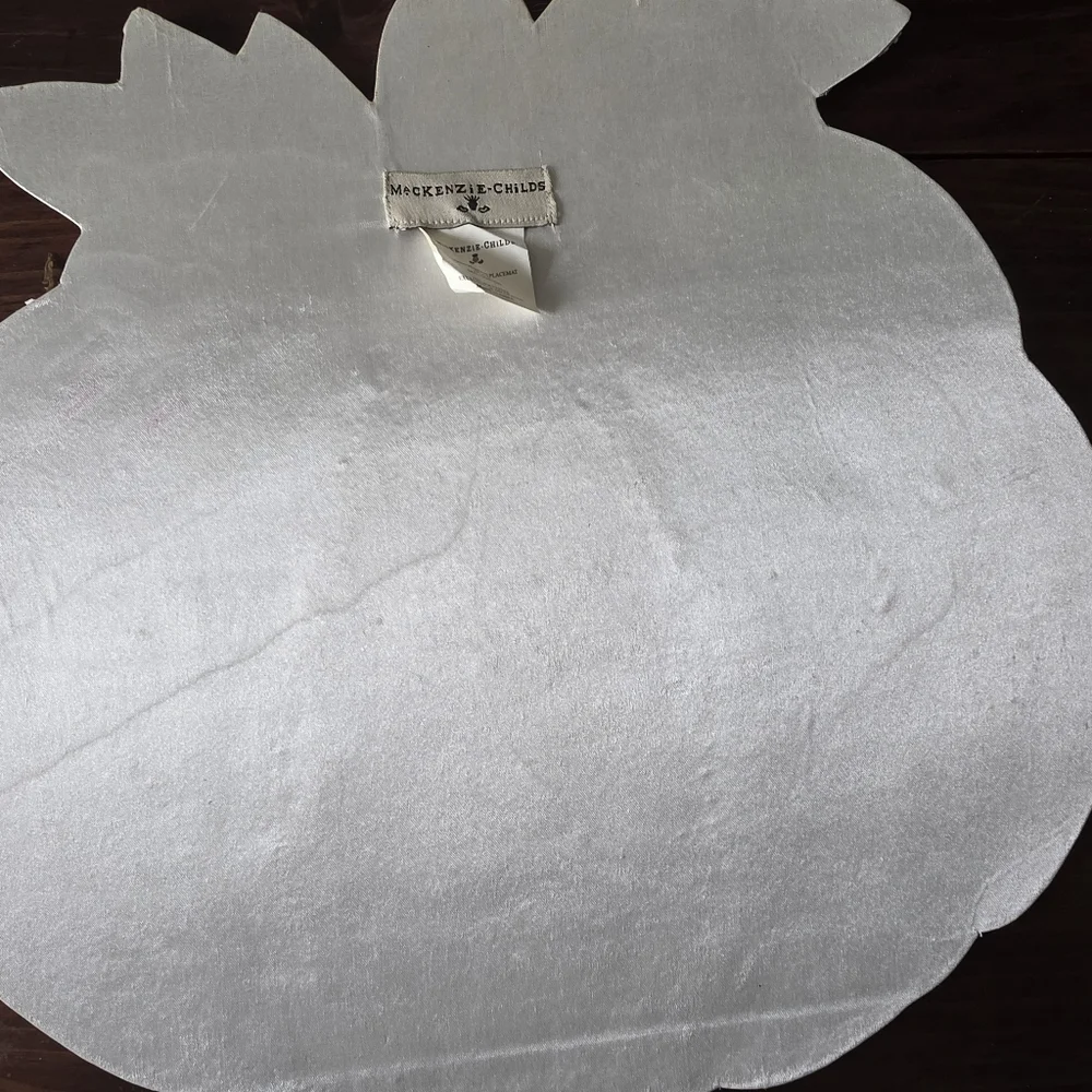 MacKenzie-Childs Tuxedo Pumpkin Placemats - Set of 2 - Picture 10 of 13